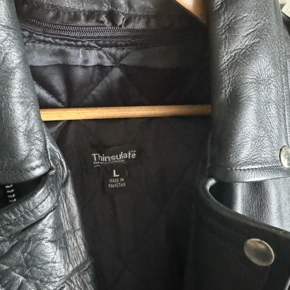 Genuine leather jacket lrg real leather